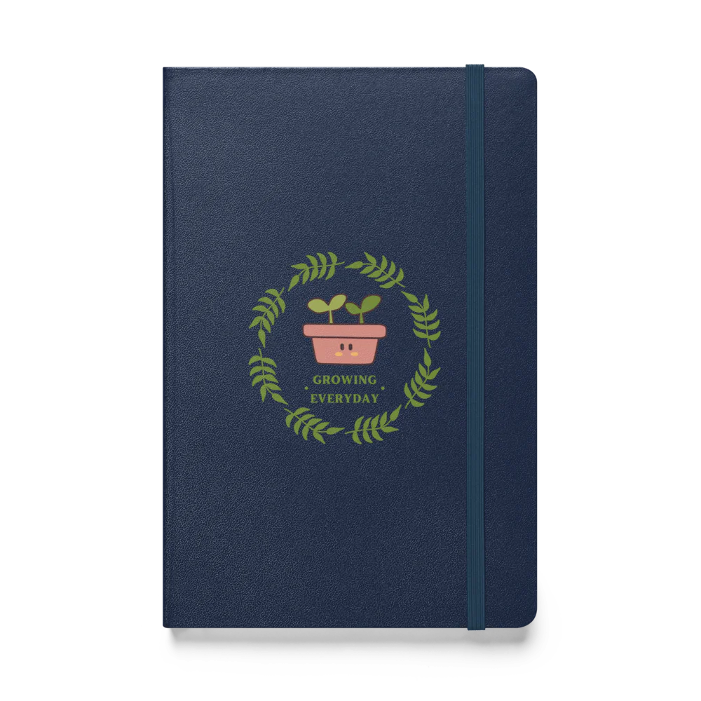 Growing Everyday Hardcover Bound Notebook