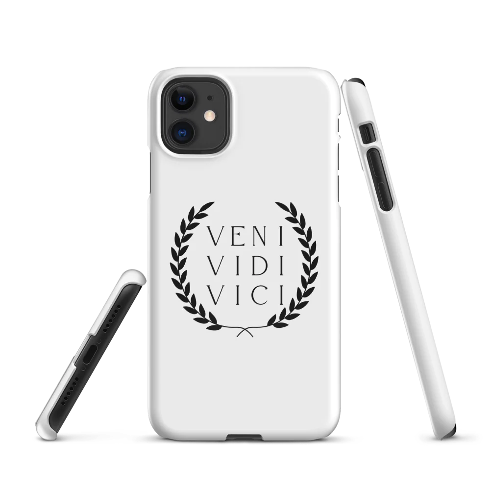 I Came, I Saw, I Conquered iPhone Case