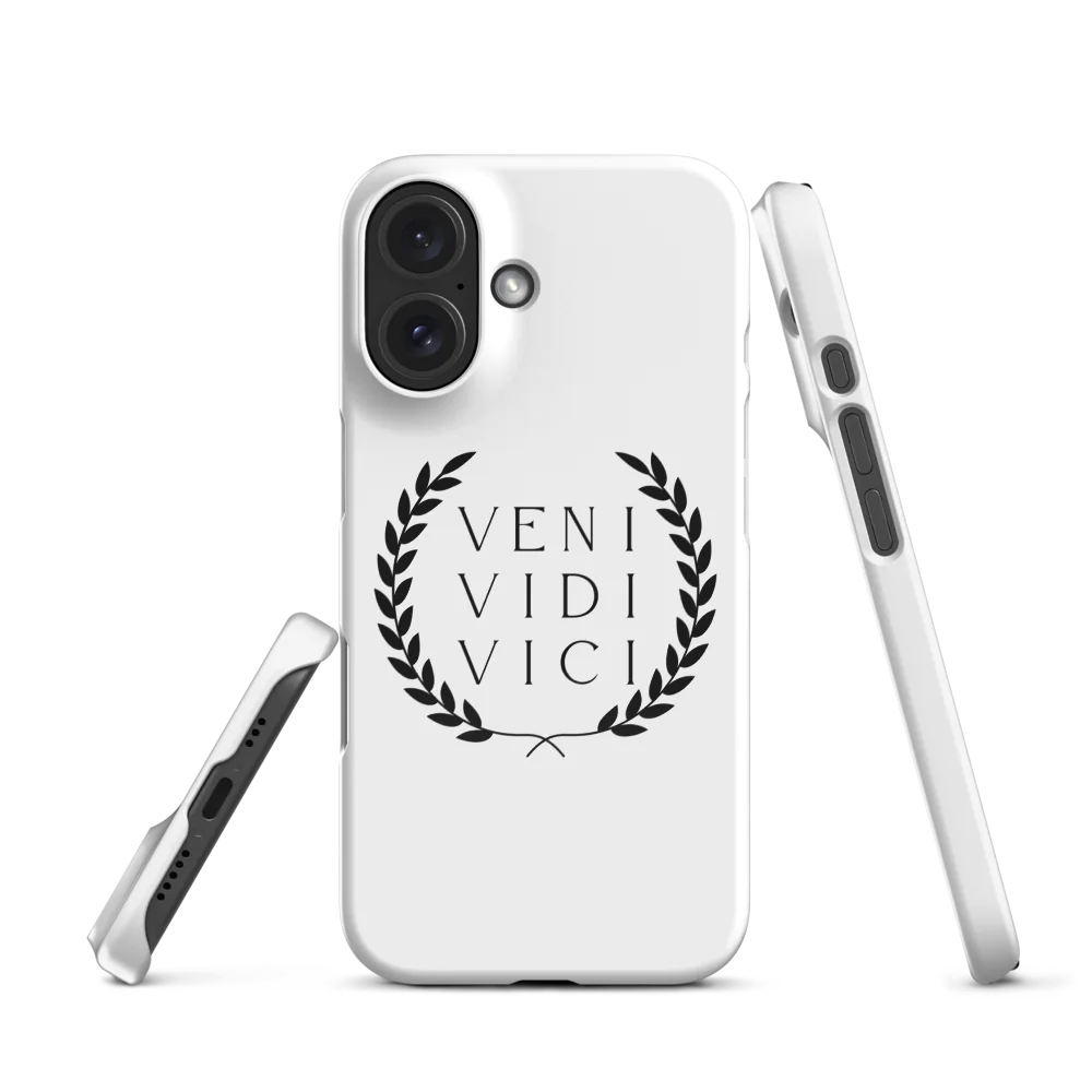 I Came, I Saw, I Conquered iPhone Case