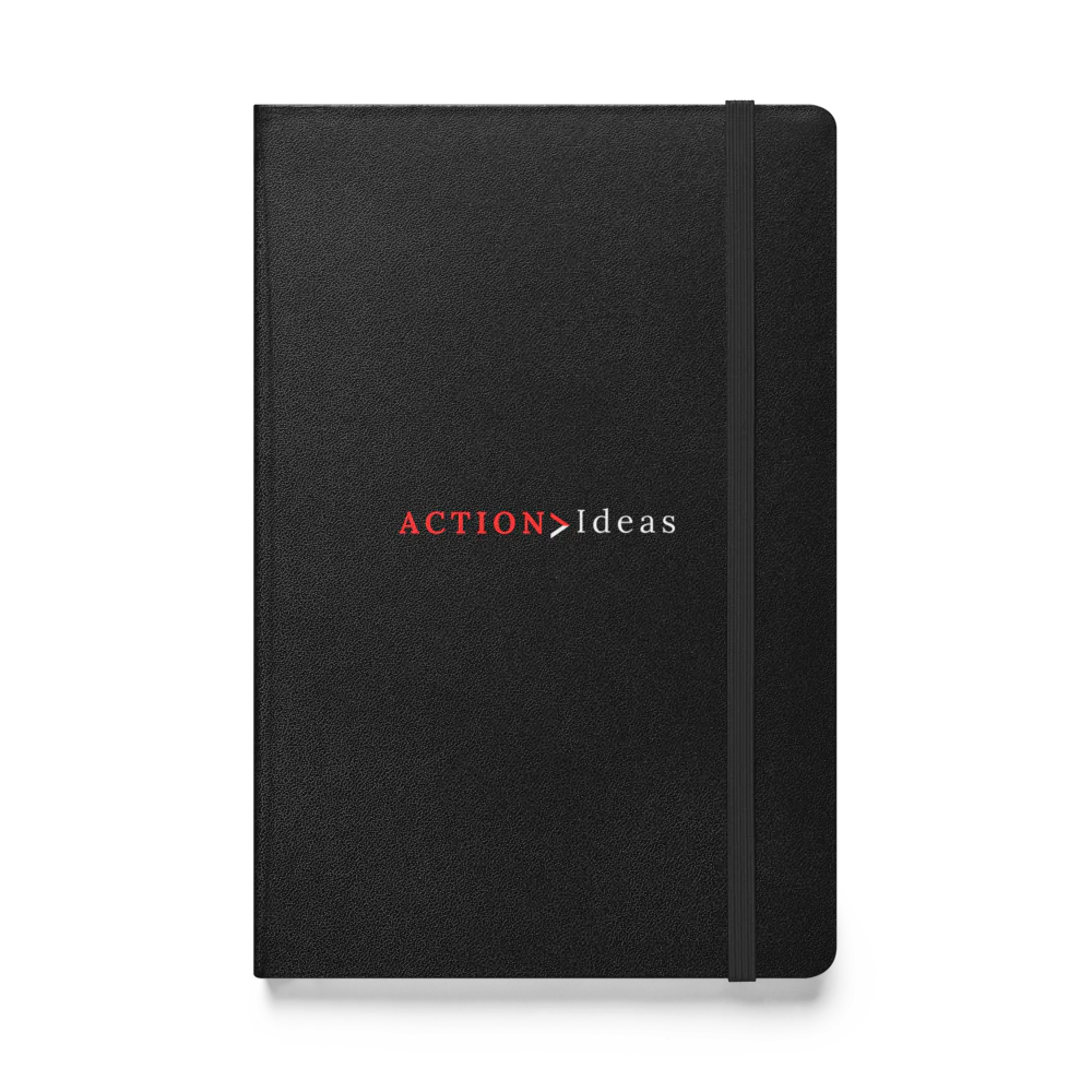 Action > Ideas Hardcover Bound Notebook