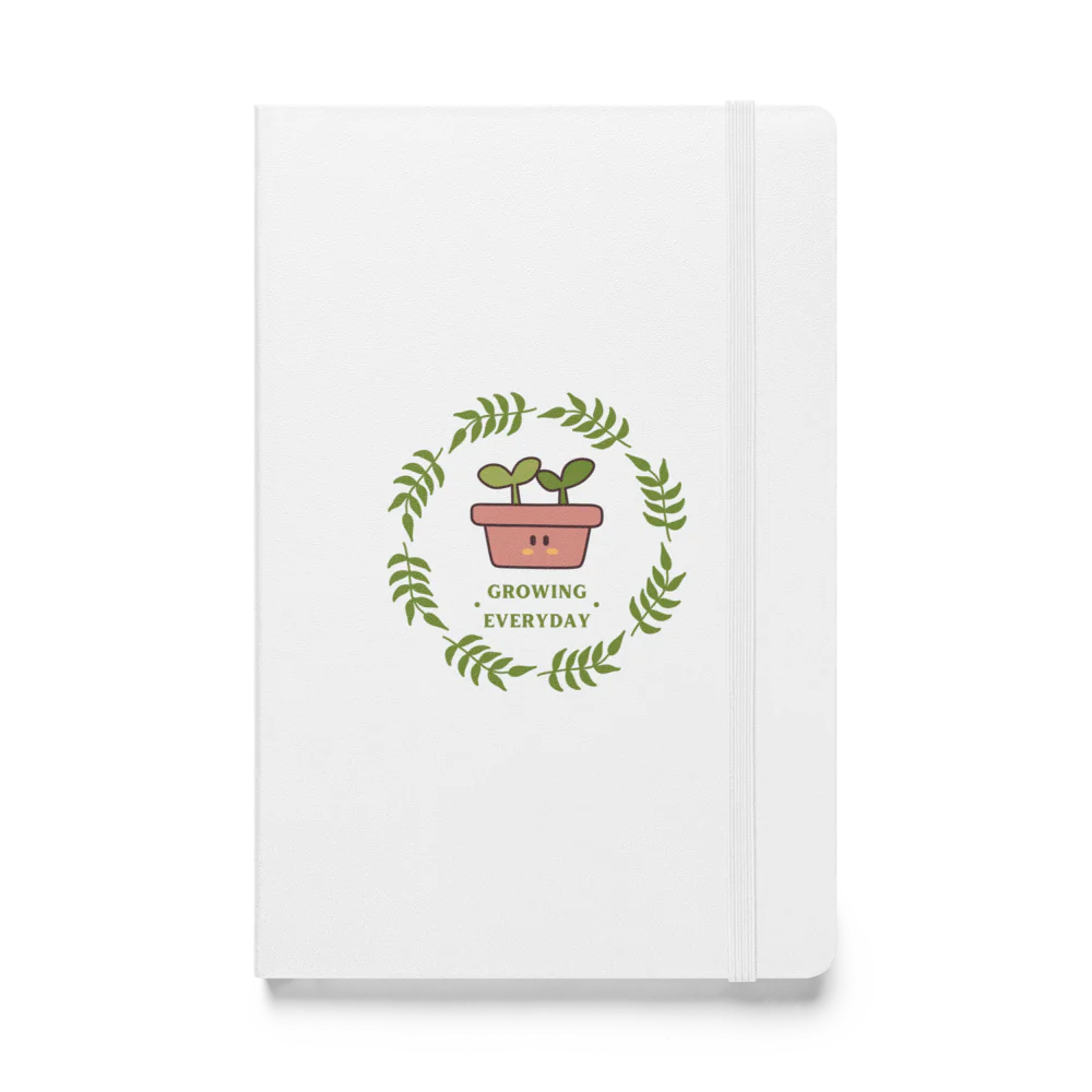 Growing Everyday Hardcover Bound Notebook