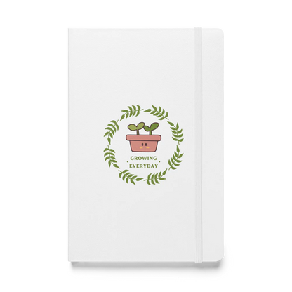 Growing Everyday Hardcover Bound Notebook