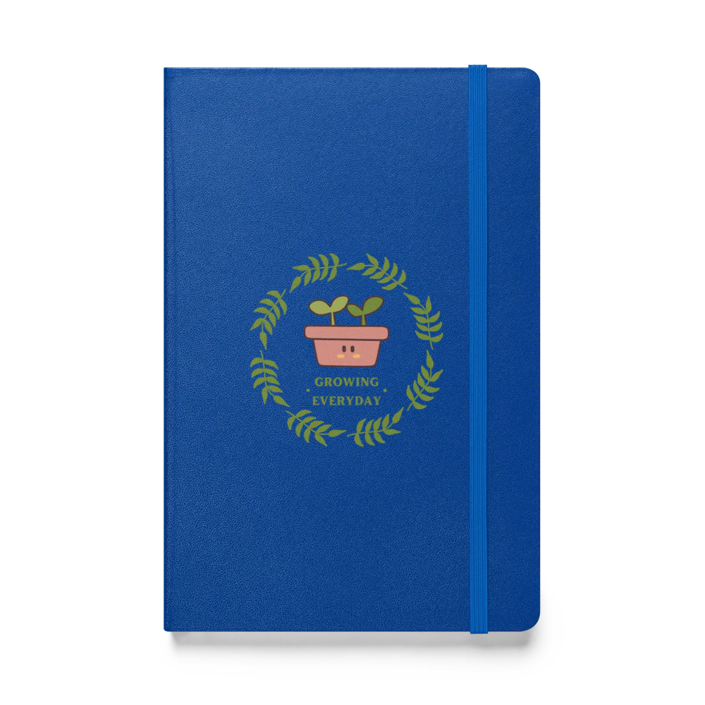 Growing Everyday Hardcover Bound Notebook