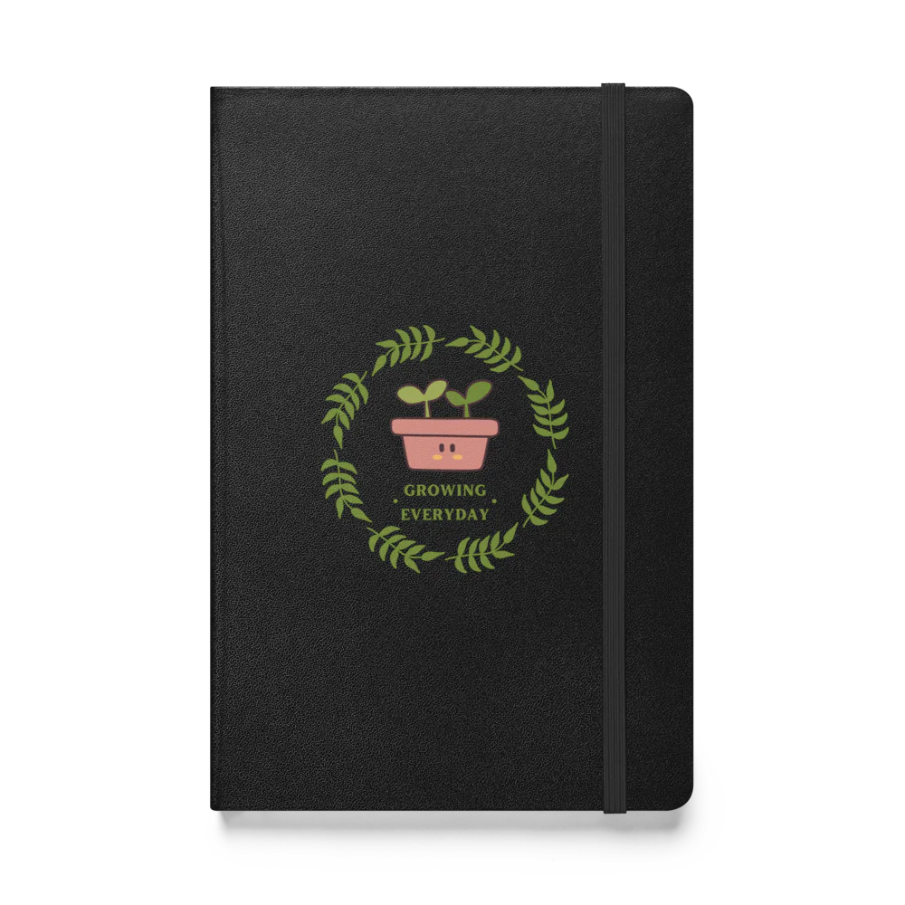 Growing Everyday Hardcover Bound Notebook